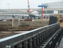 Letiště Heathrow během výstavby